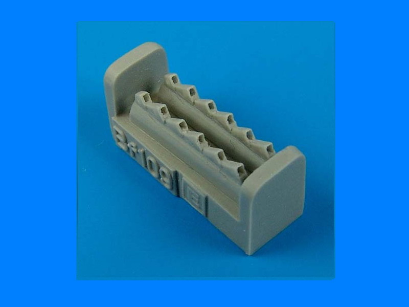 QB72399 Bf 109E exhaust 1/72